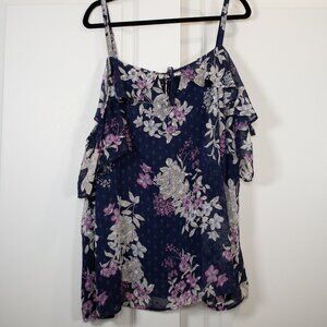 Purple Torrid off the shoulder top